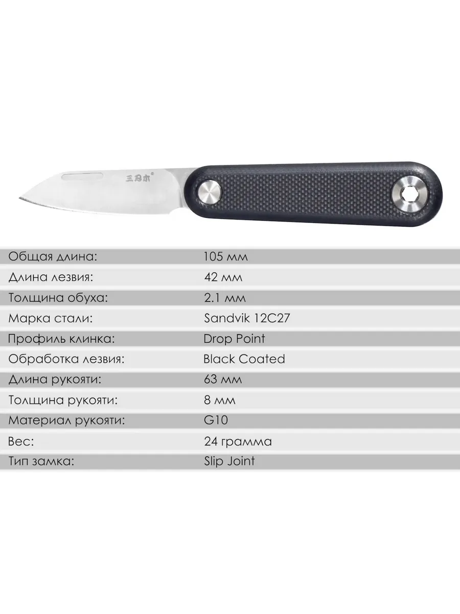 Складной нож SanRenMu 325S-GB — изображение 17