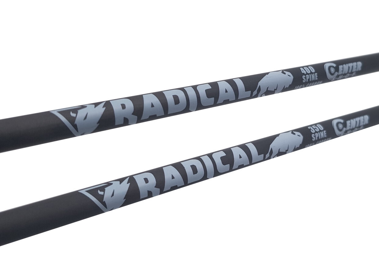 Стрела лучная карбоновая Centershot Radical 350 оперение Blazer 2" (6 шт) — изображение 8