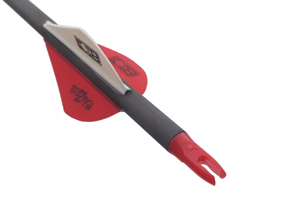 Стрела лучная карбоновая Centershot Radical 350 оперение Blazer 2" (6 шт) — изображение 5