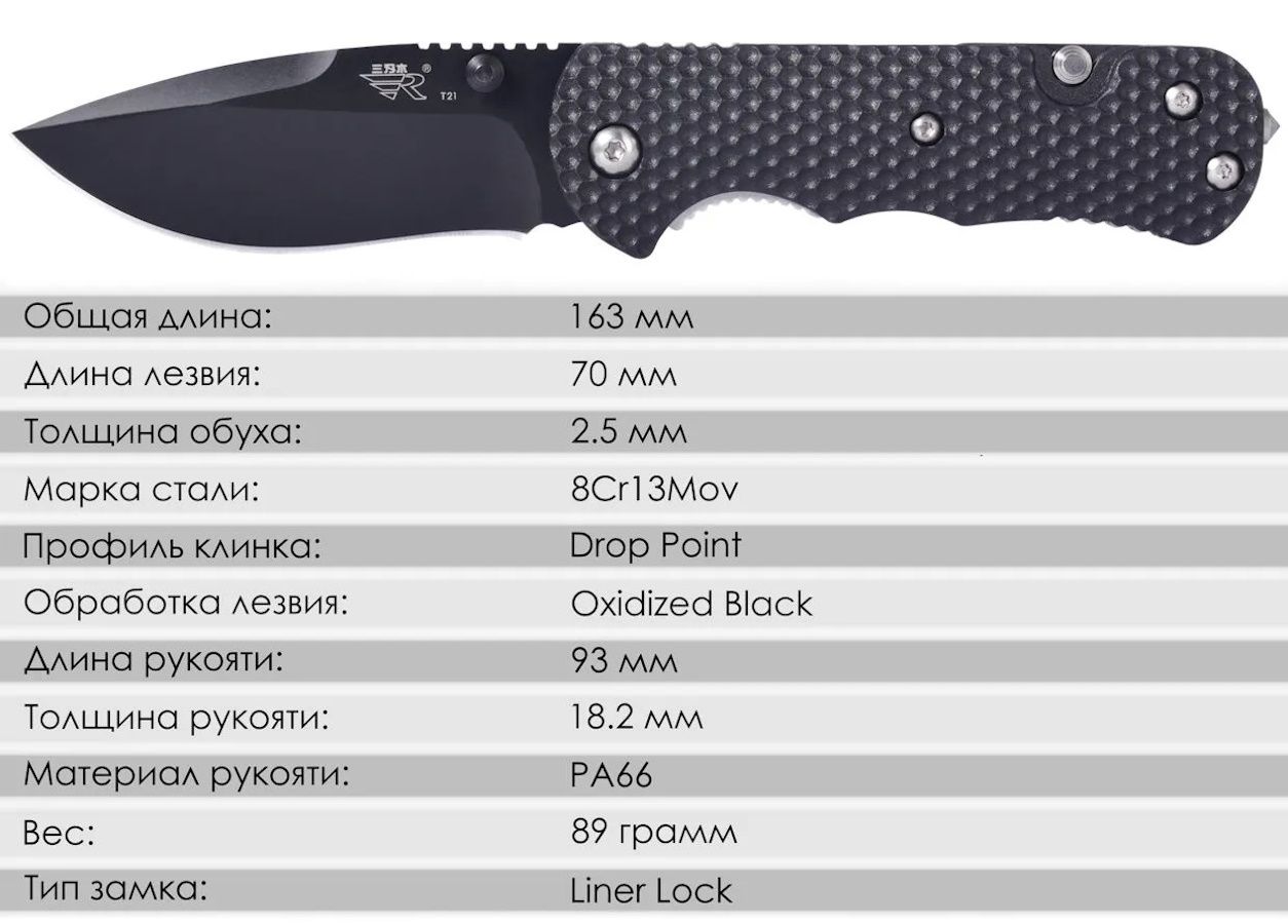 Складной нож SanRenMu 7045LUI-PH-T4 — изображение 2