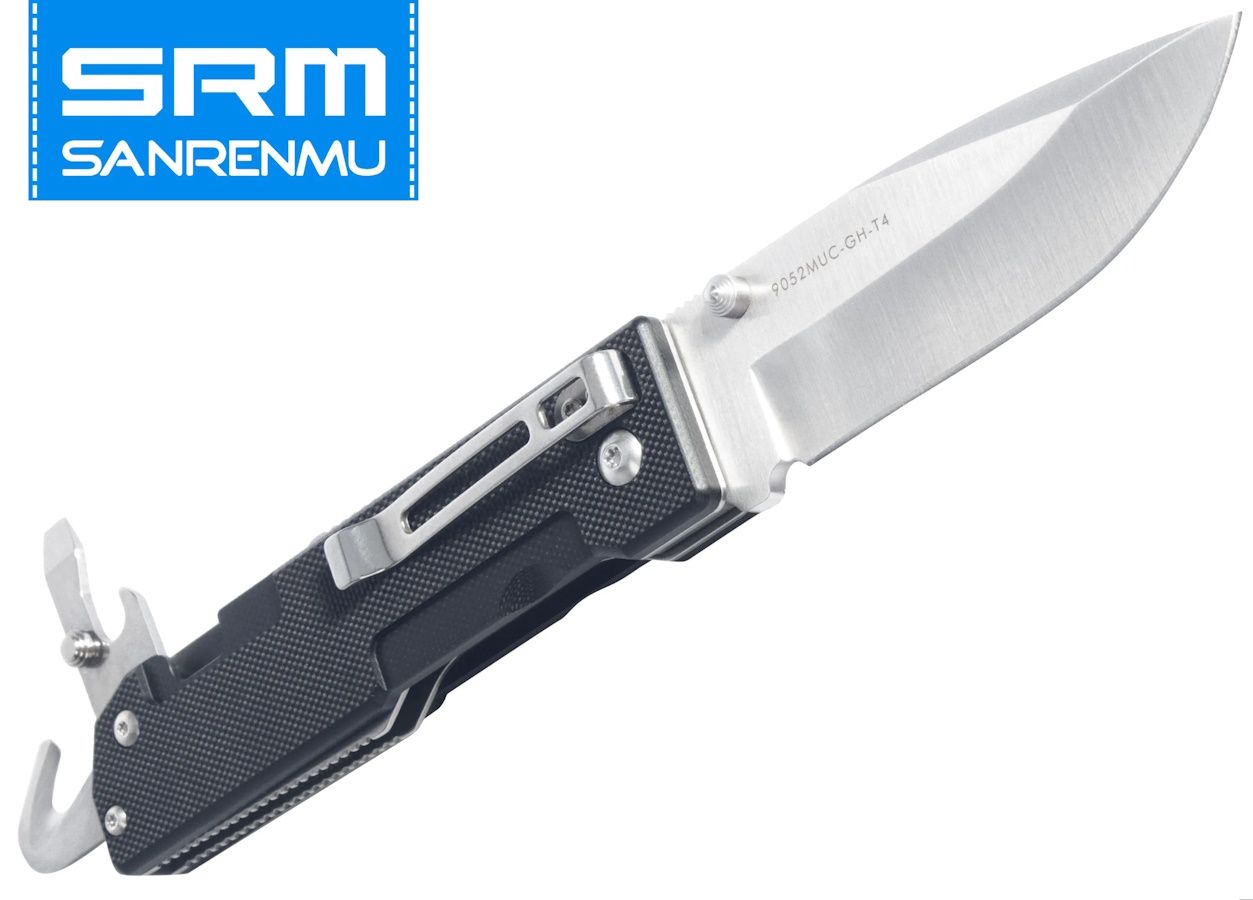Складной нож SanRenMu 9052MUC-GH-T4 — изображение 12