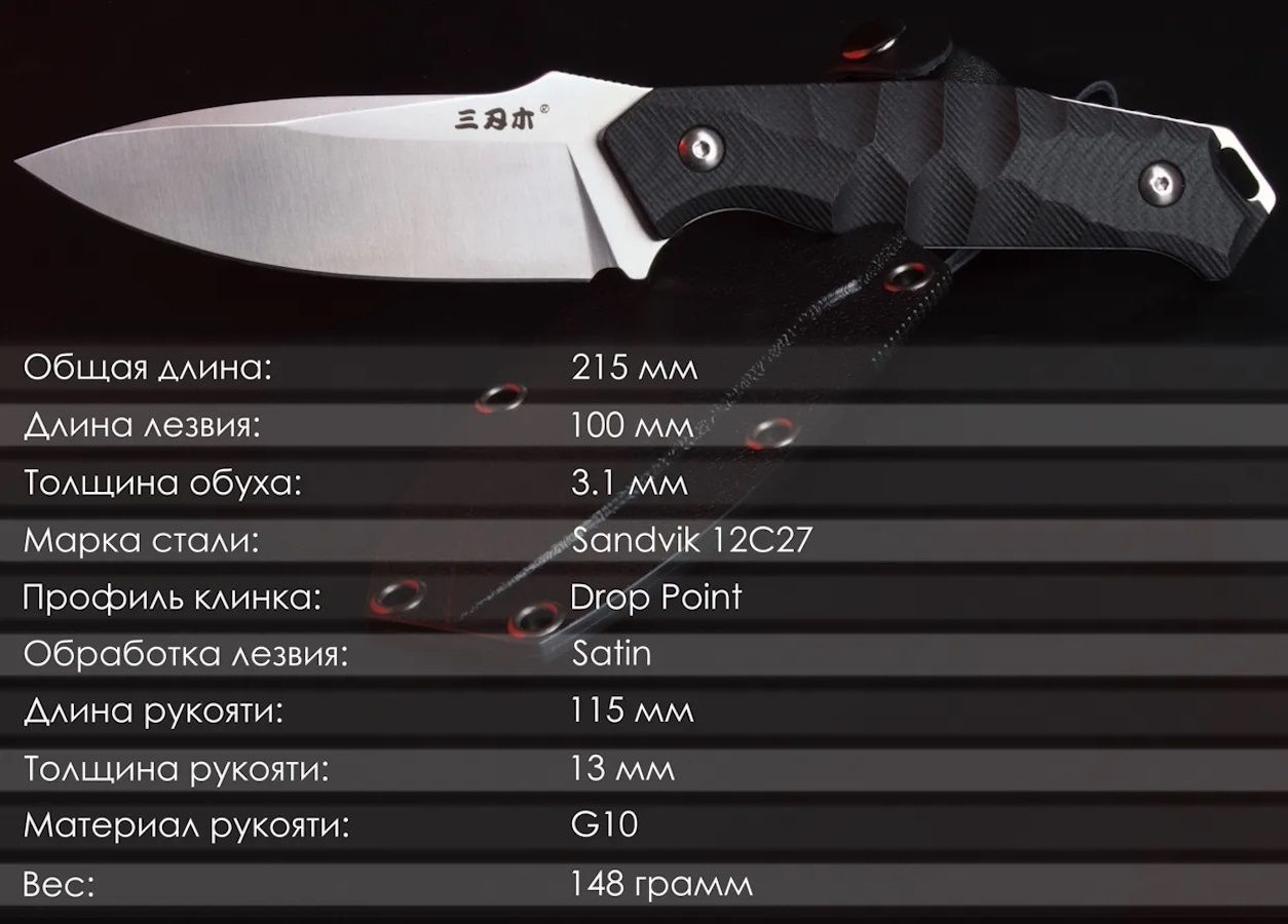 Нож SanRenMu S718 — изображение 18