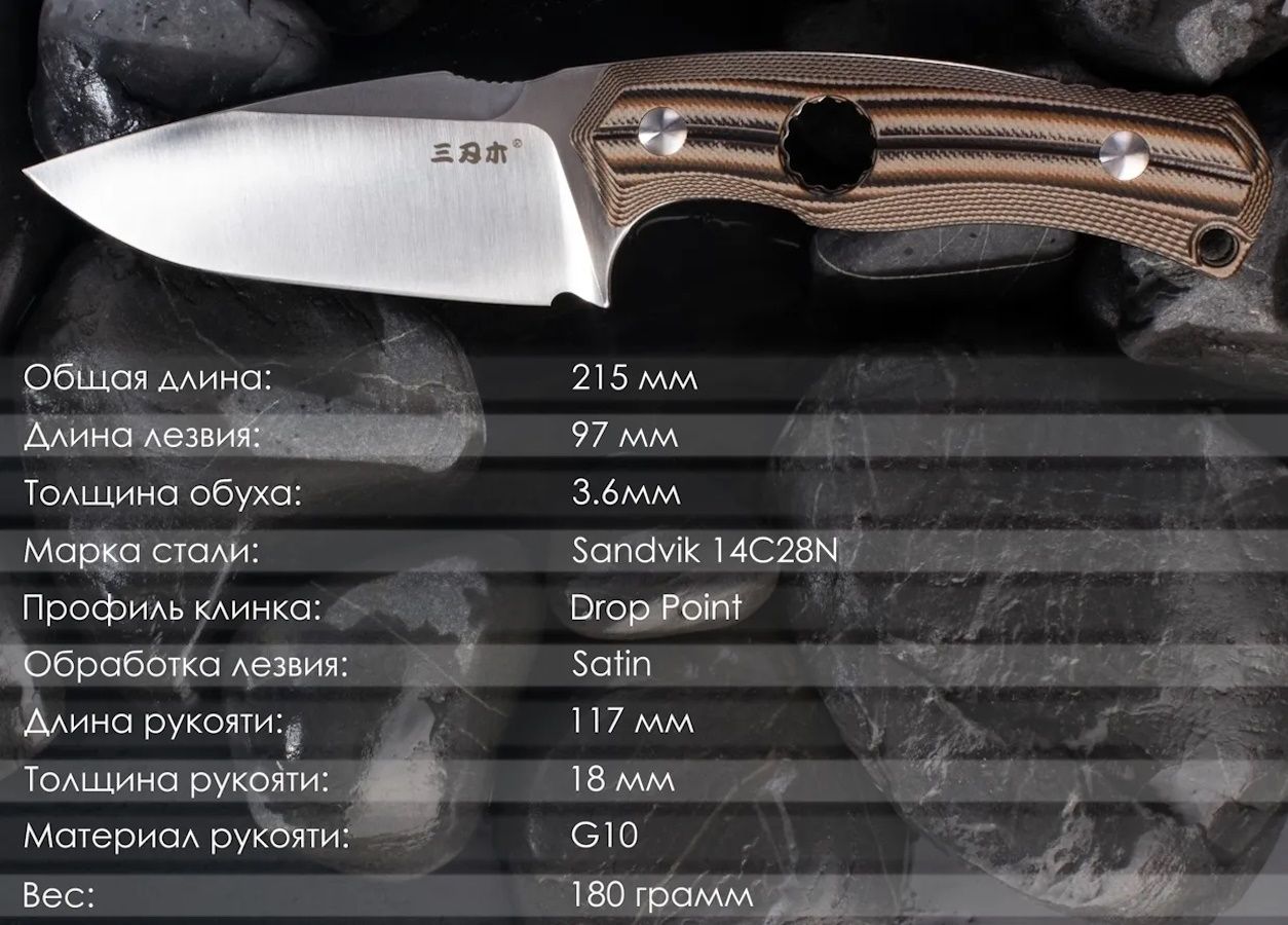Нож SanRenMu S725P — изображение 3