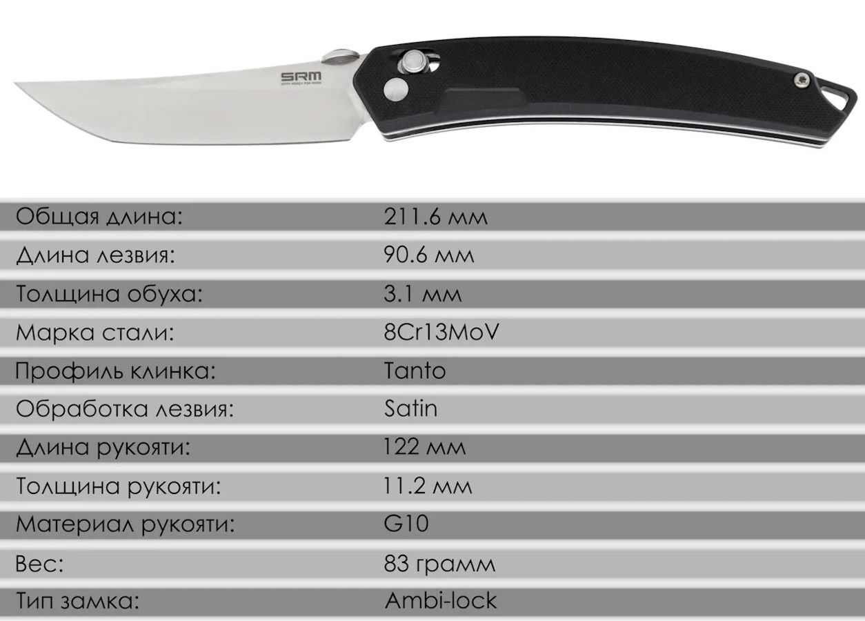Складной нож SRM 9211 — изображение 9