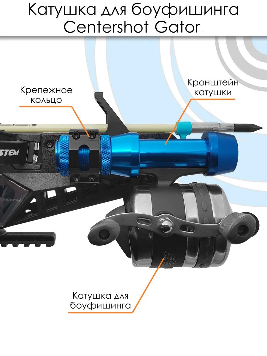 Катушка для боуфишинга Centershot Gator — изображение 3