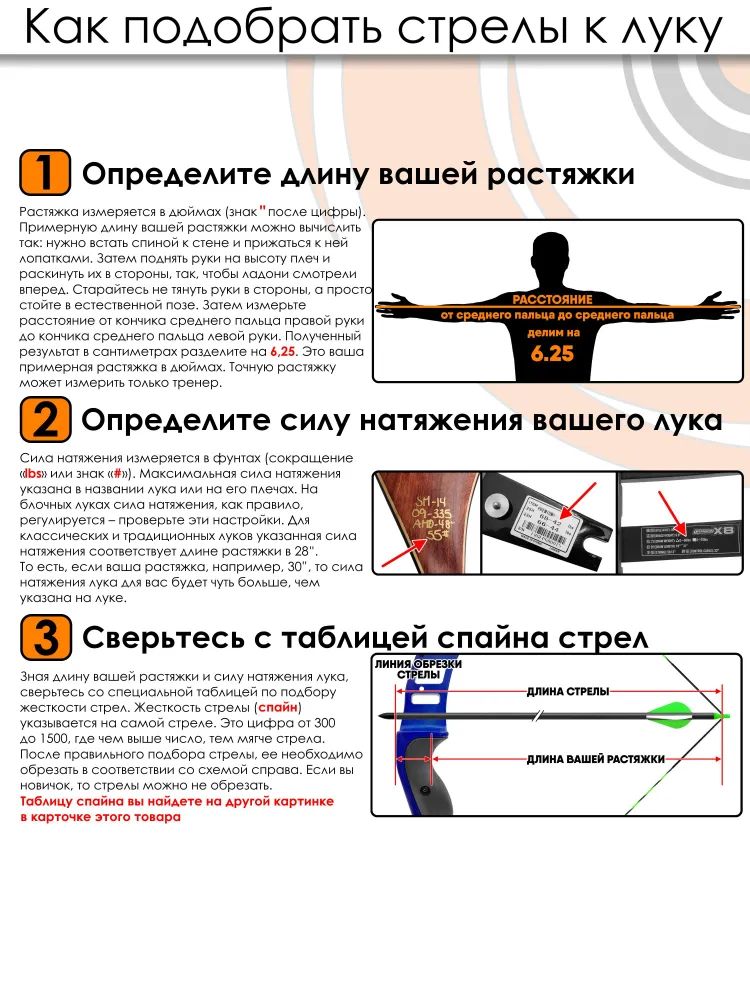 Стрела лучная карбоновая Centershot Slayer 400, длина 30", оперение Blazer 2" (6 шт) — изображение 9