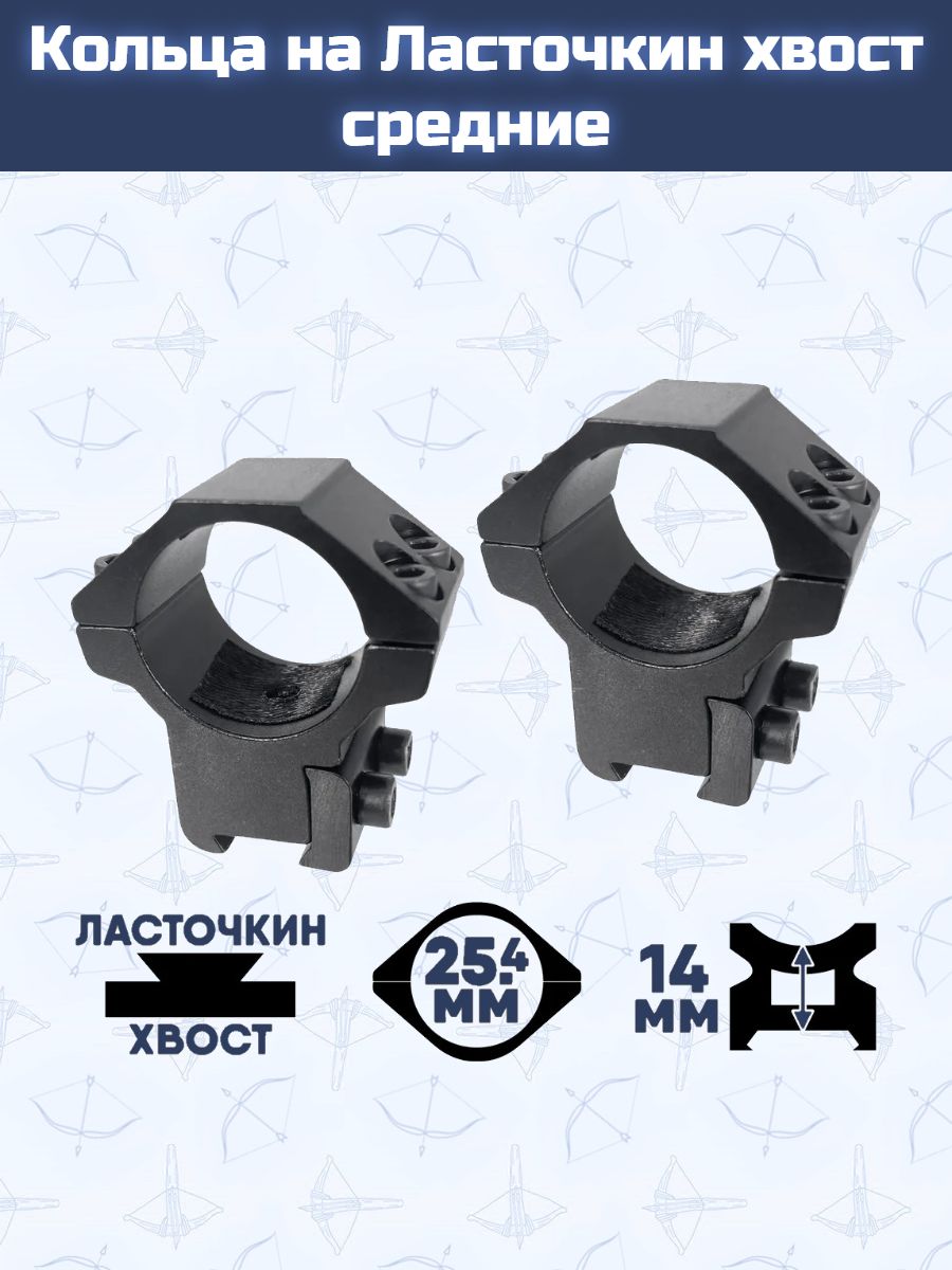 Кольца на Ласточкин хвост средние — изображение 6