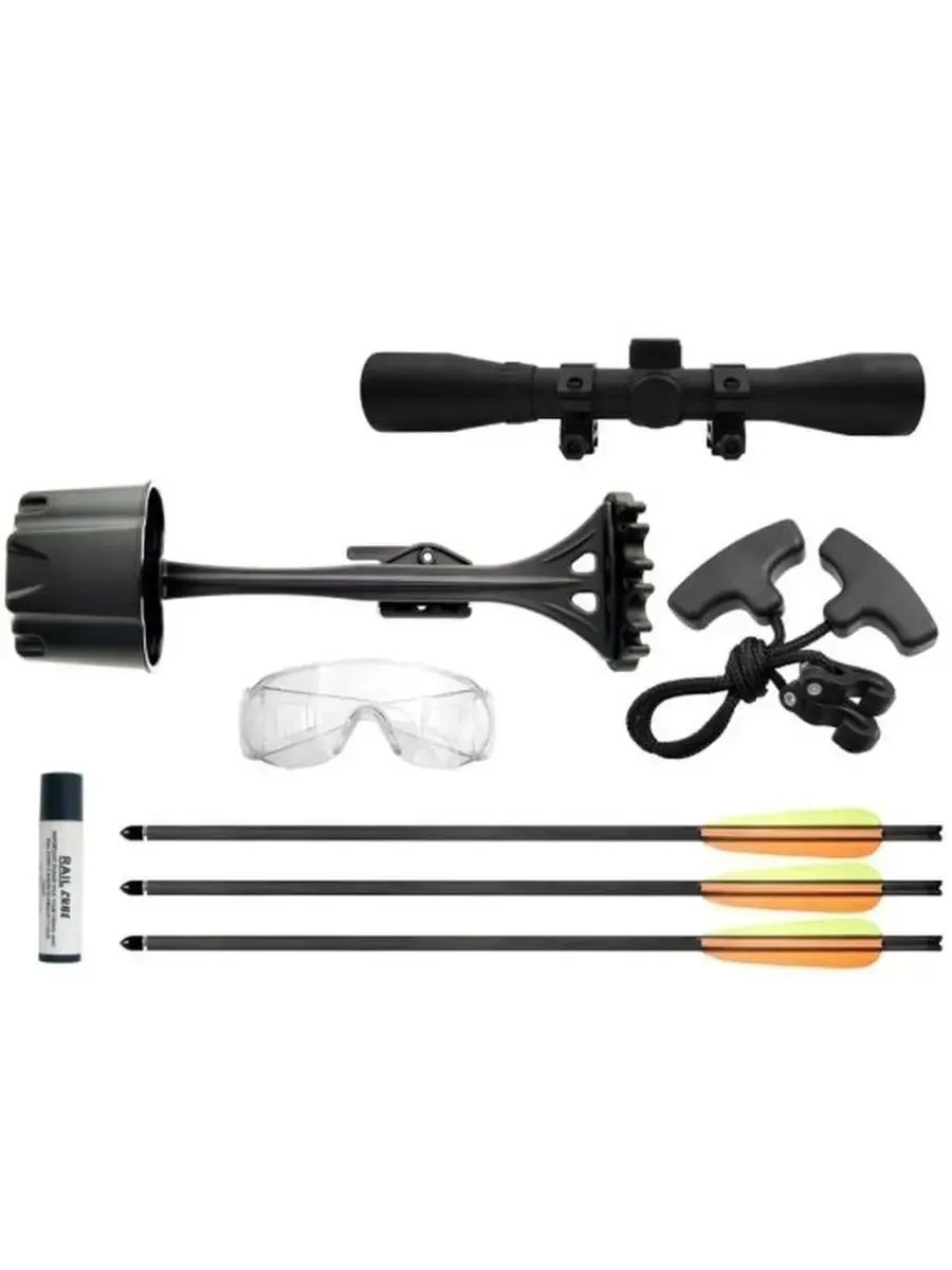 Арбалет блочный Ek HEX-400 KIT с прицелом для охоты камуфляж — изображение 10