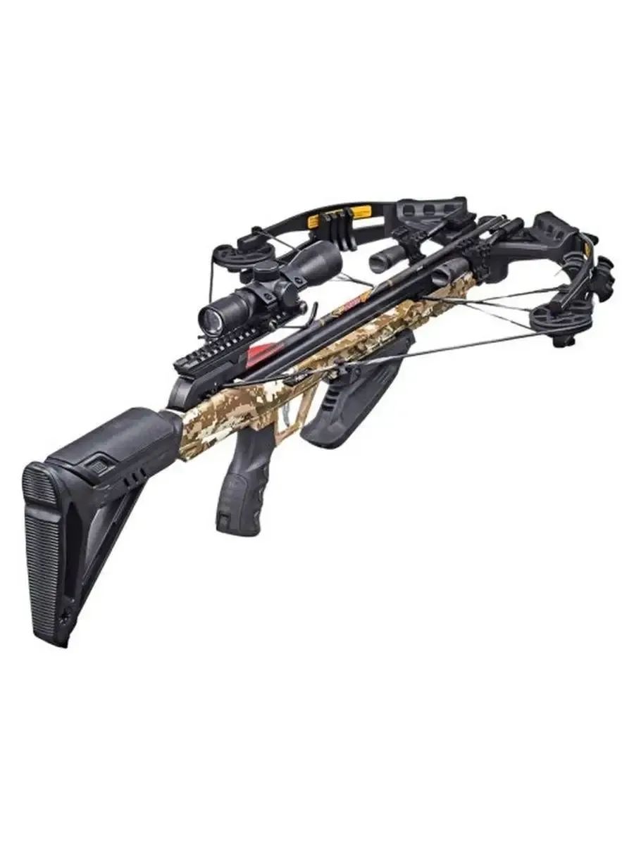 Арбалет блочный Ek HEX-400 KIT с прицелом для охоты камуфляж — изображение 16